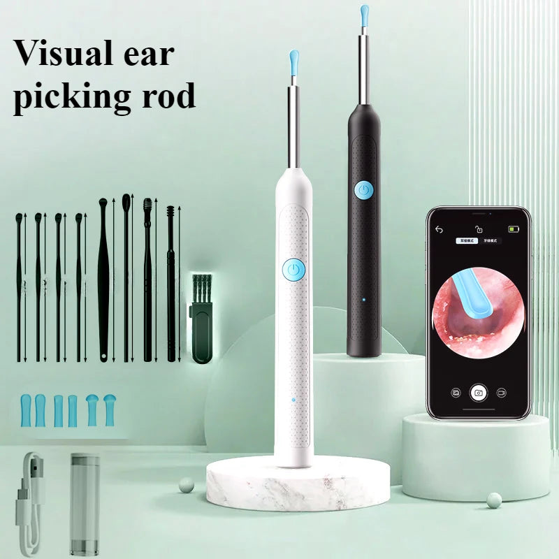 ClearView™ Smart Ear Camera Cleaner – HD Wax Removal Tool (iOS/Android Compatible)