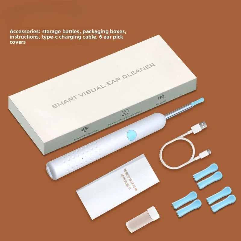 ClearView™ Smart Ear Camera Cleaner – HD Wax Removal Tool (iOS/Android Compatible)