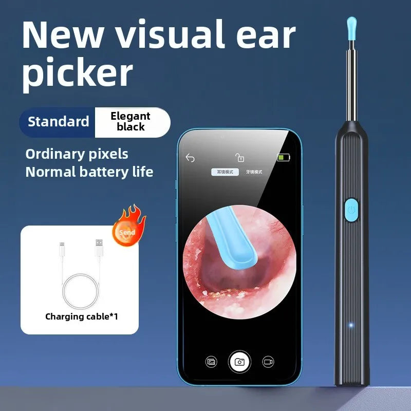 ClearView™ Smart Ear Camera Cleaner – HD Wax Removal Tool (iOS/Android Compatible)
